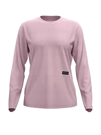 ORTOVOX | Camiseta funcional de mujer Patch 185 Merino | rosa